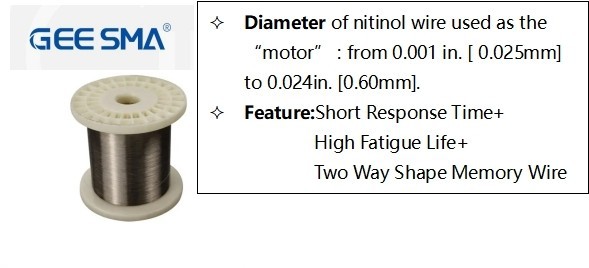 Nitinol Wire Motor